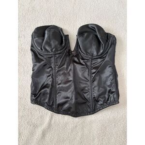 VTG Lady Marlene Bra/Corset Size 36B Black Color *RARE*‎